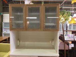河口家具　3枚扉キッチンボード (2)